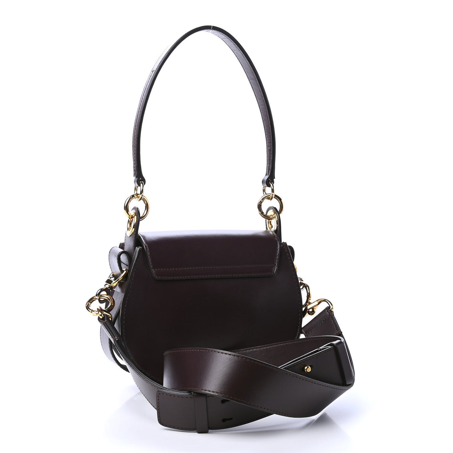 Calfskin Small Tess Bag Black Raisin