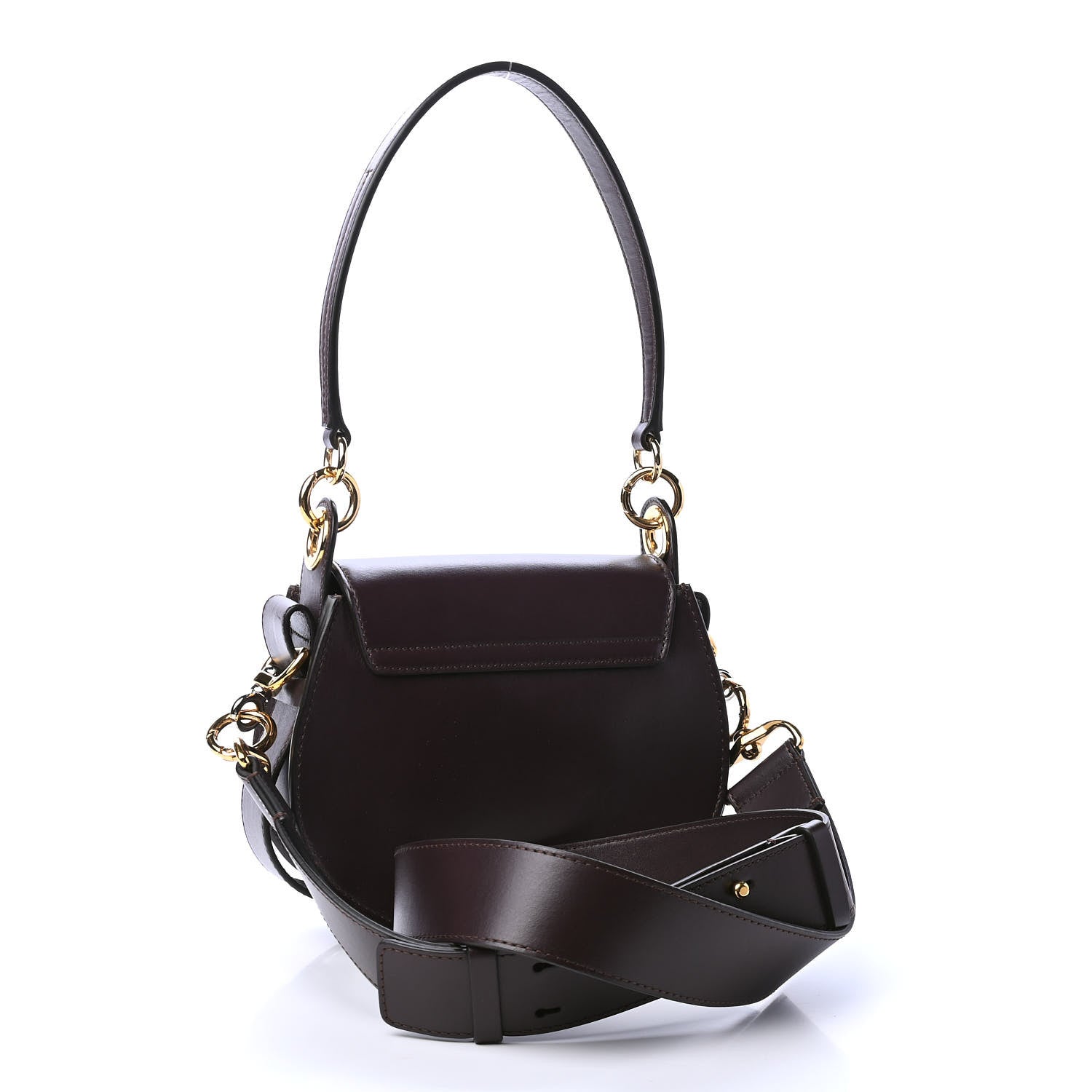 Chloe Calfskin Small Tess Bag Black Raisin 2 of 4