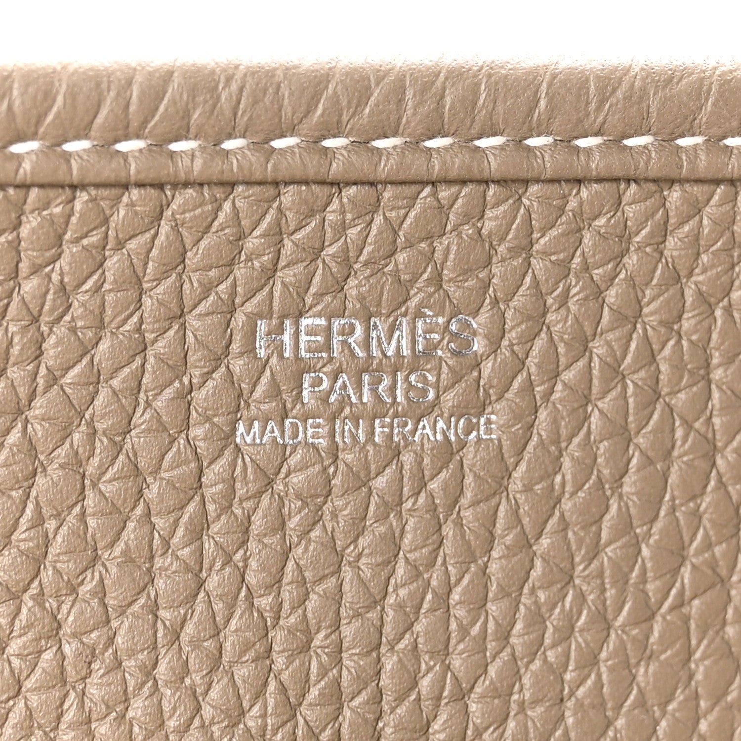 Hermes Taurillon Clemence EVELYNE III PM Etoupe 6 of 11
