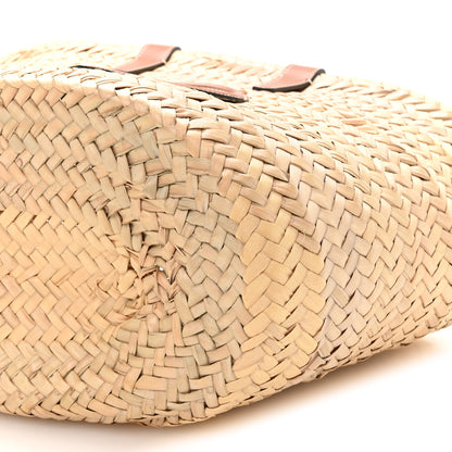Celine Raffia Calfskin Heart Triomphe Teen Panier Tan 10 of 10