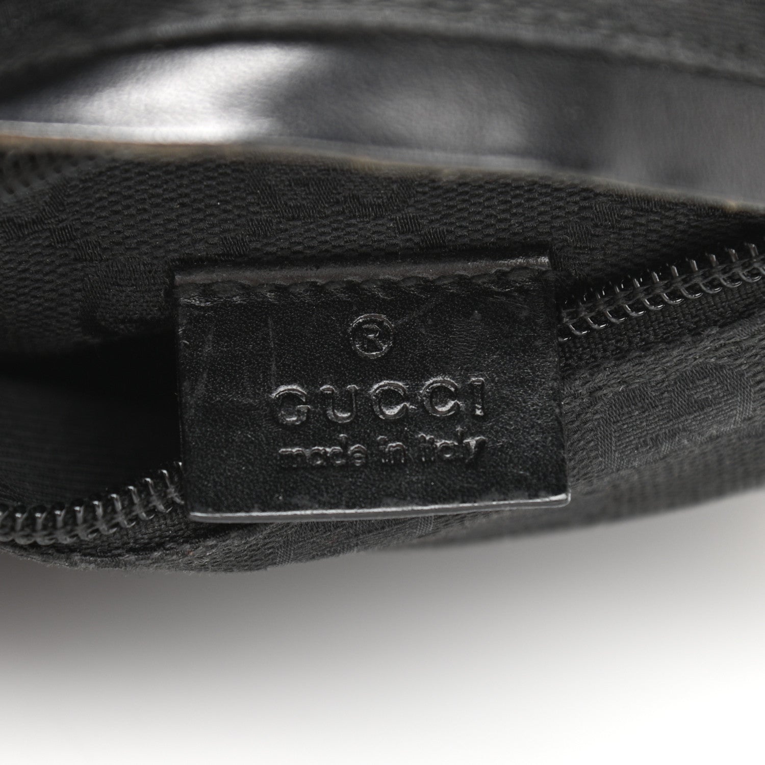 Gucci GG Monogram Double Pocket Belt Bag Black 6 of 13
