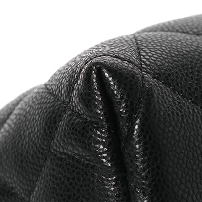 Chanel Caviar Quilted Small Cosmetic Case Black 9 of 11