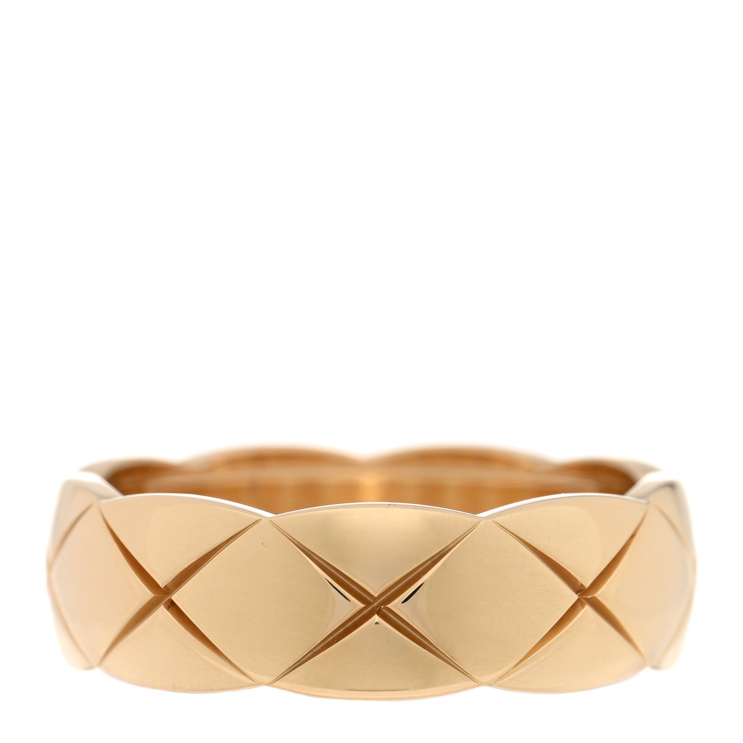 Chanel 18K Beige Gold Small Coco Crush Ring 59 8.75 1 of 4