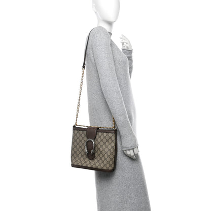 Gucci GG Supreme Monogram Medium Dionysus Bucket Bag Beige New Acero 2 of 10