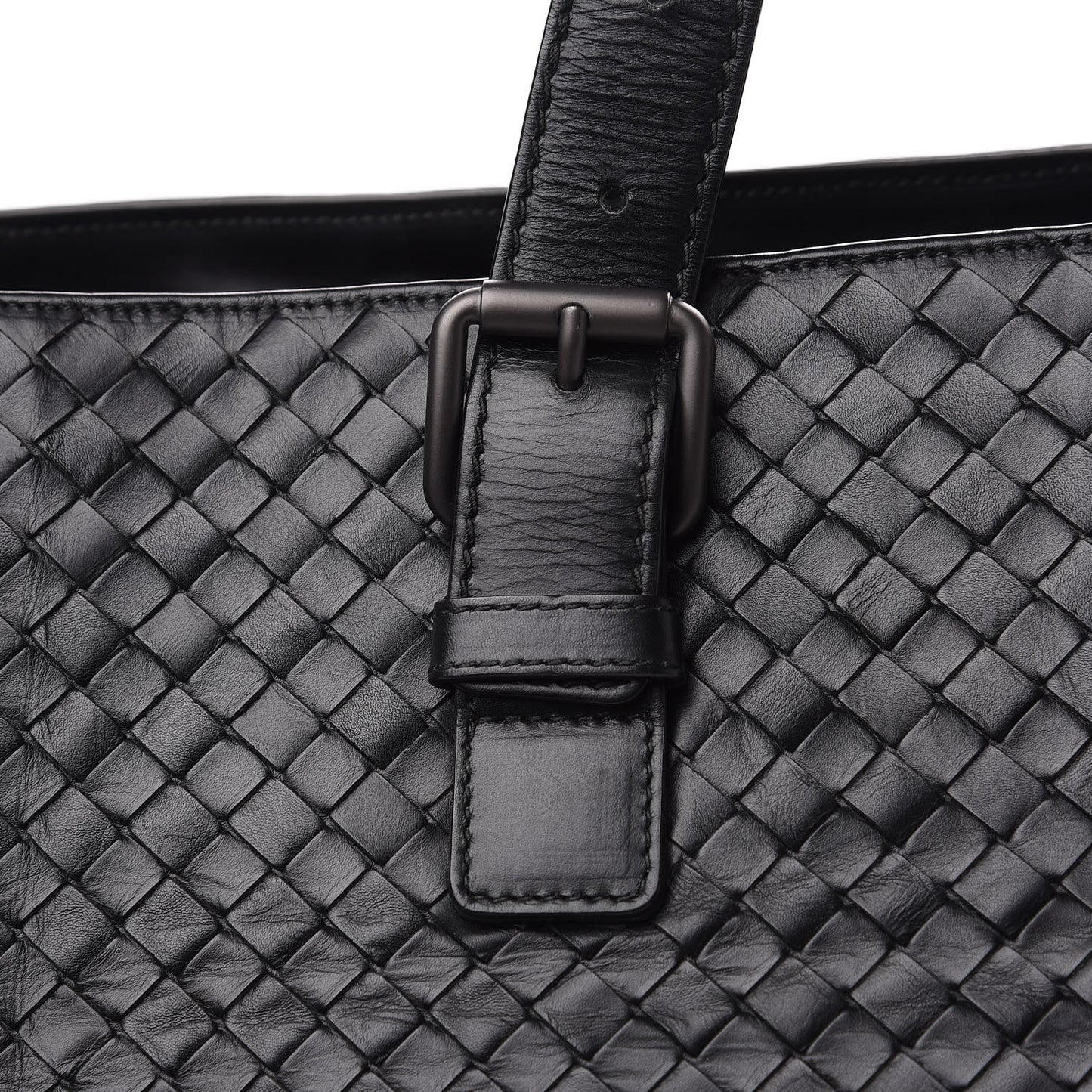 Nappa Intrecciato Tote Black