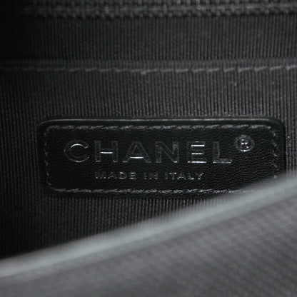 Chanel Canvas Quilted Small Fluo Boy Flap Black Grey Yellow 6 of 11
