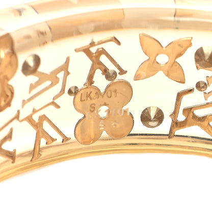Louis Vuitton Resin Swarovski Medium Inclusion Bracelet GM Transparent 4 of 4