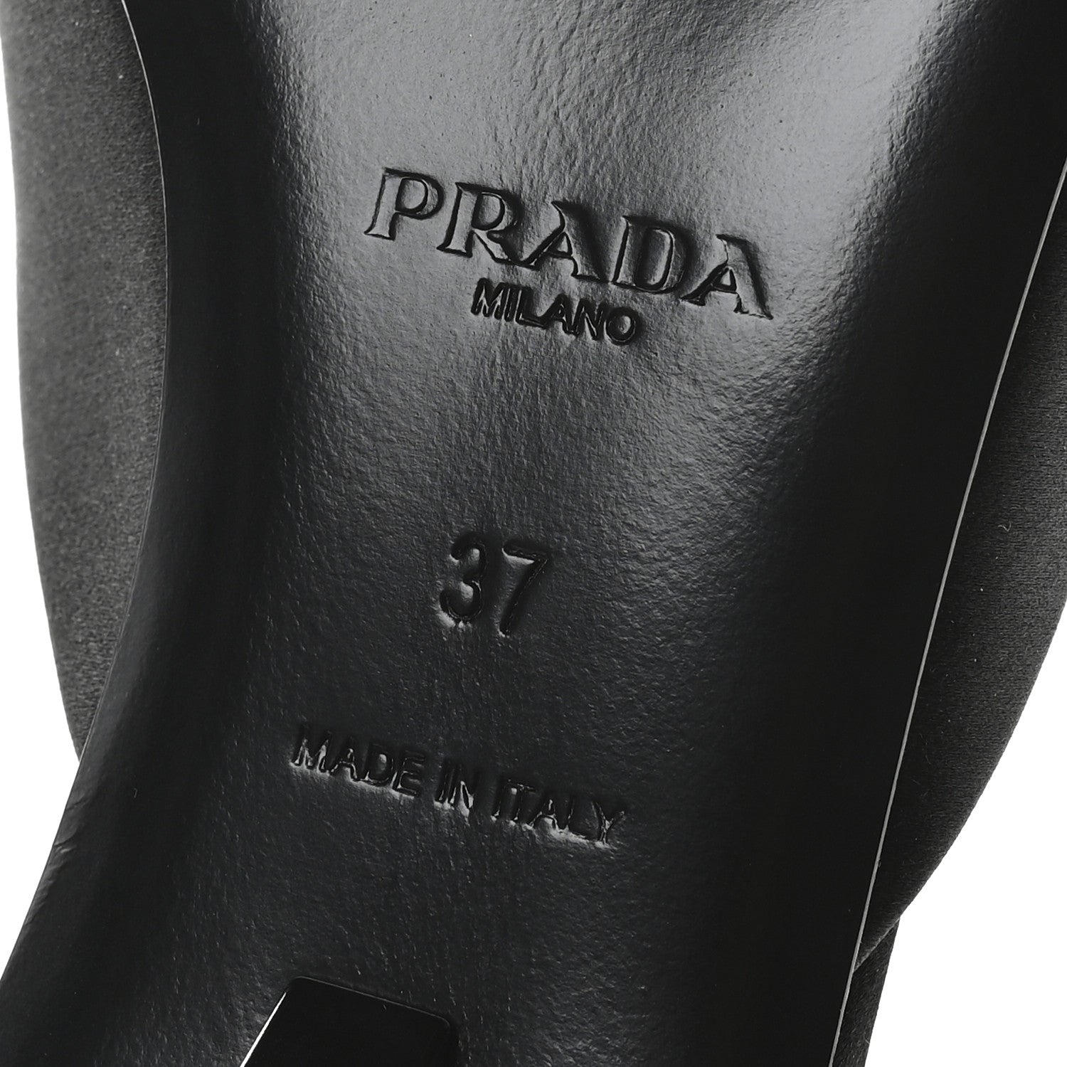 Prada Satin Modellerie Mules 37 Black 7 of 8