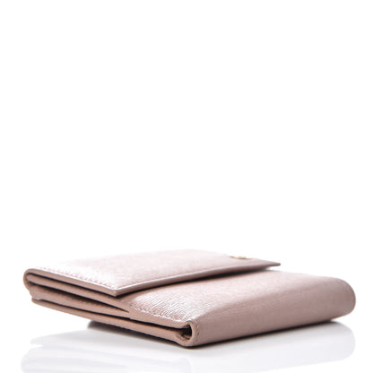 Gucci Calfskin Interlocking G French Flap Wallet Antique Rose 4 of 11