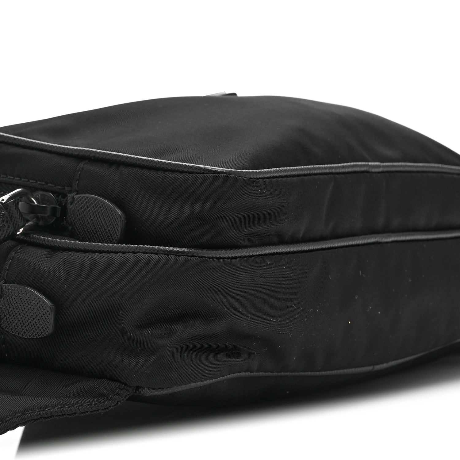 Prada Re-Nylon Saffiano Belt Bag L Black 10 of 11