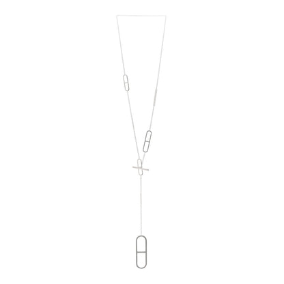 Hermes Sterling Silver Ever Chaine d'Ancre Long Lariat Necklace 2 of 2