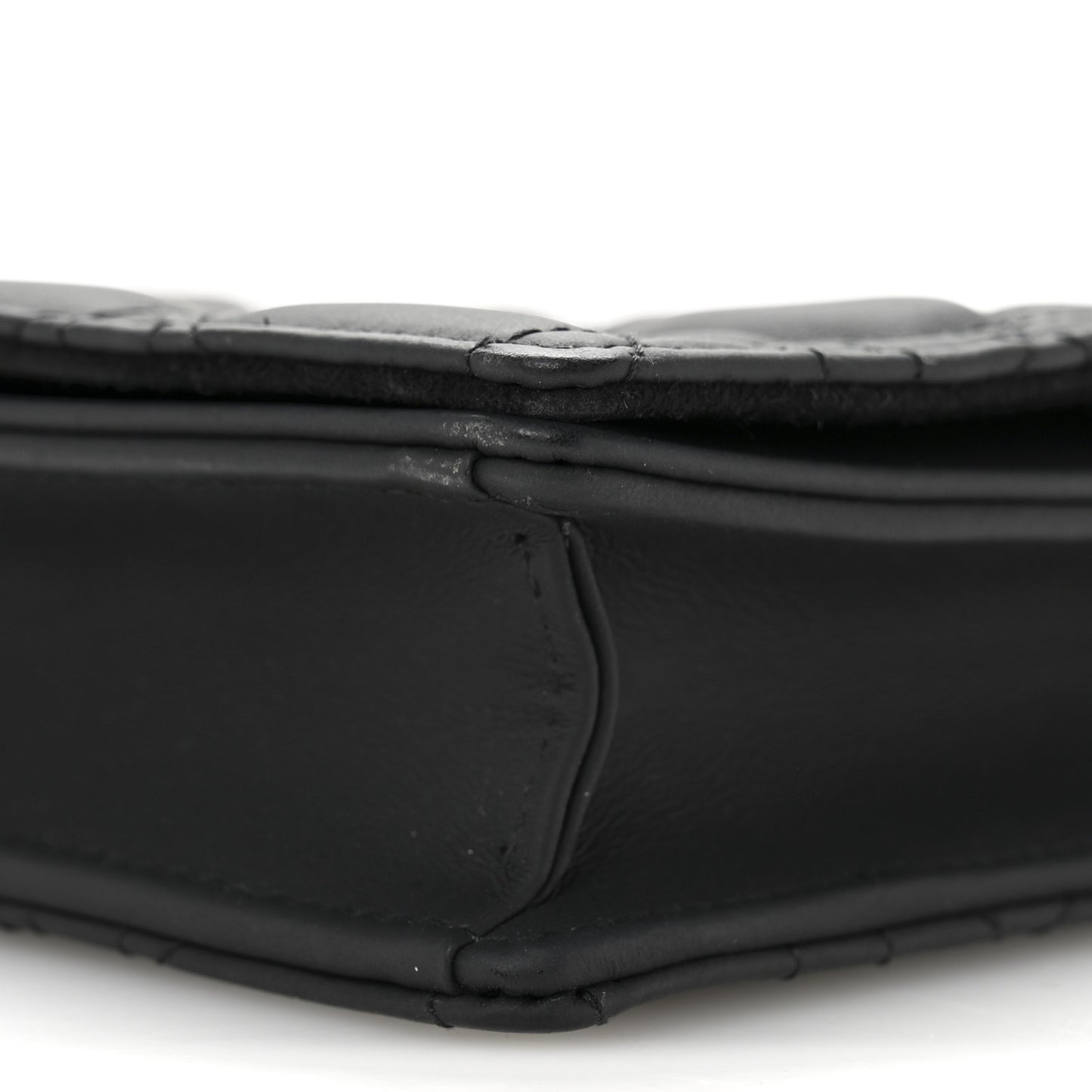 Ultra Matte Calfskin Cannage Lady Dior Clutch Black