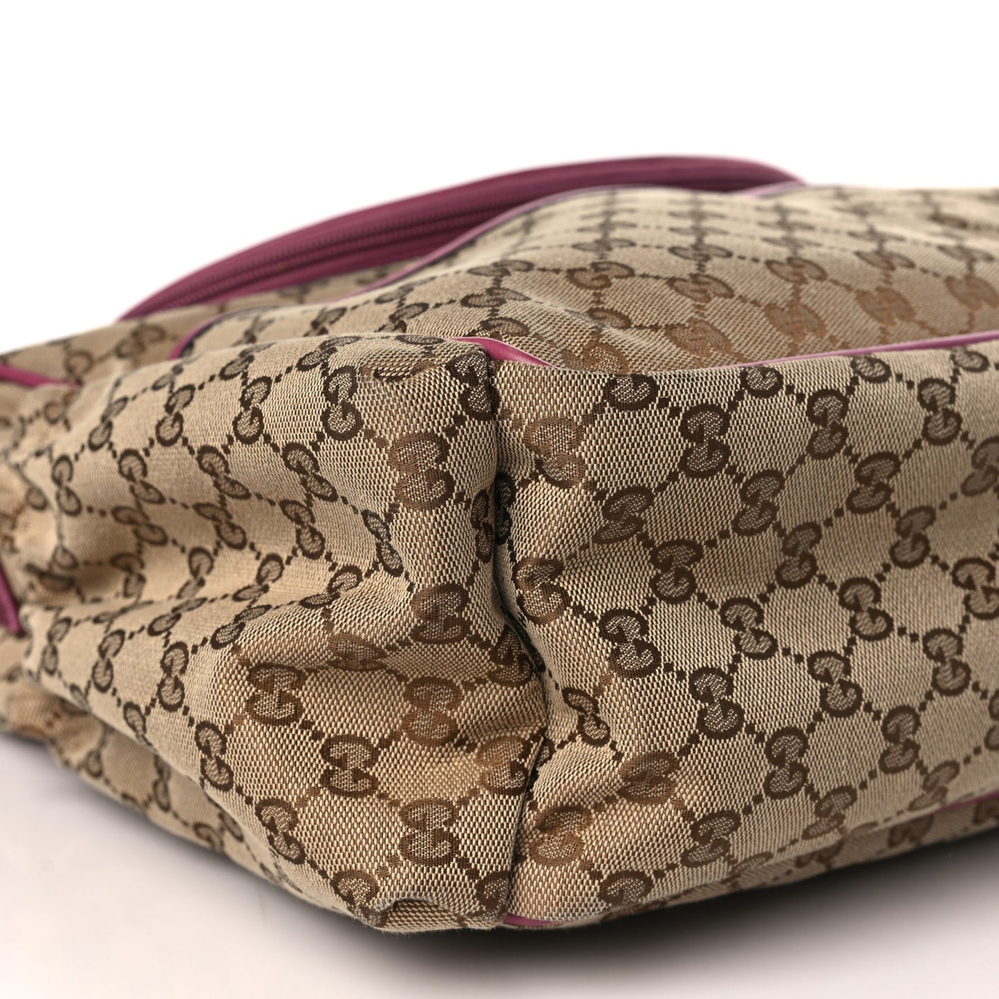 Monogram Margaux Calfskin Large Diaper Bag Beige Ebony Peonia Flower