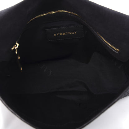 Burberry Signature Grain Medium Mildenhall Crossbody Bag Black 5 of 14