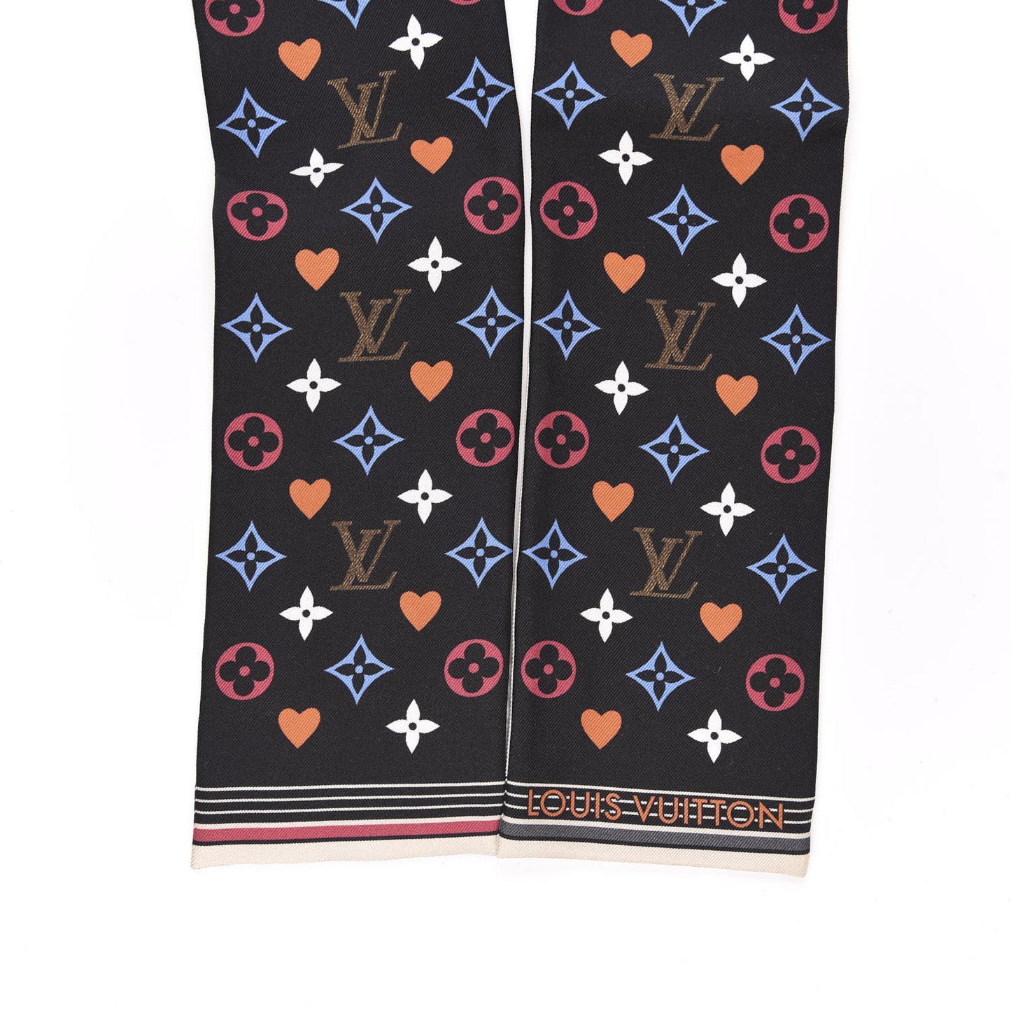 Silk Game On Bandeau Black White