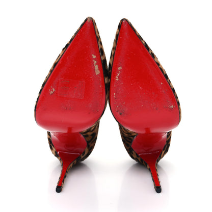 Christian Louboutin Pony Hair So Kate 120 Pumps 39.5 Leopard Black 6 of 8