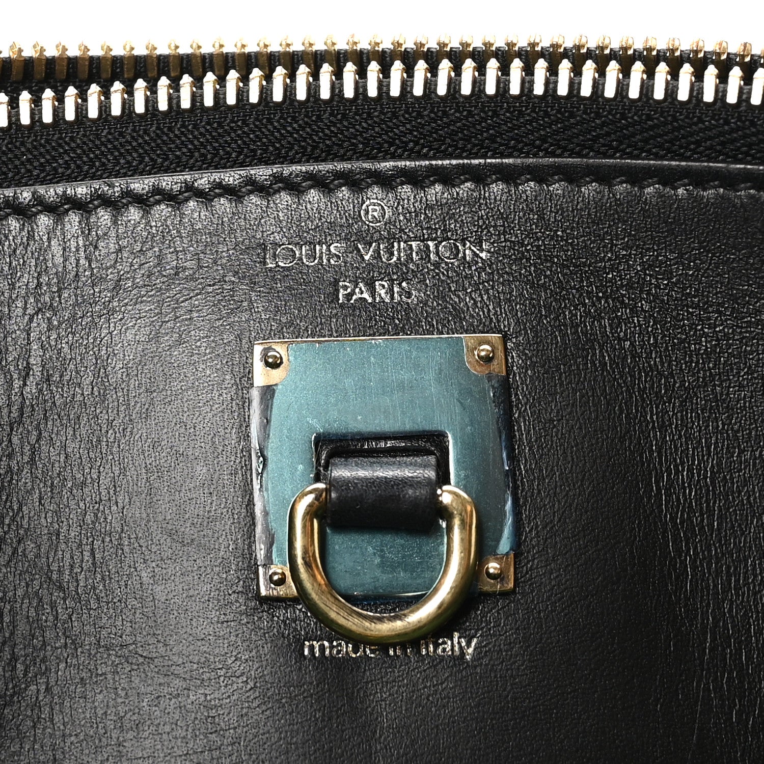 Louis Vuitton Calfskin City Steamer PM Noir Vert Acide 6 of 10