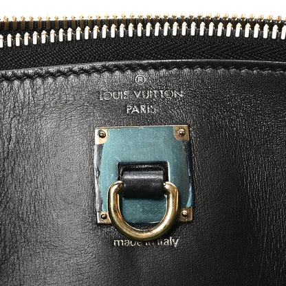 Louis Vuitton Calfskin City Steamer PM Noir Vert Acide 6 of 10