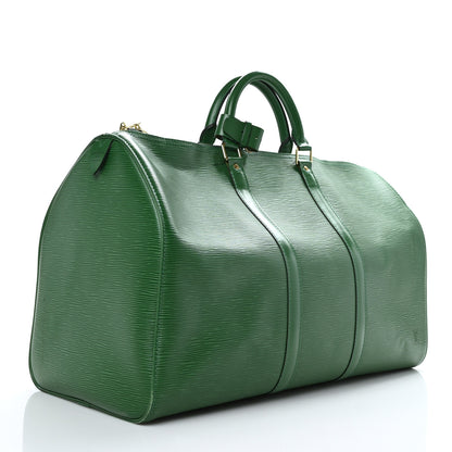 Louis Vuitton Epi Keepall 50 Borneo 3 of 12