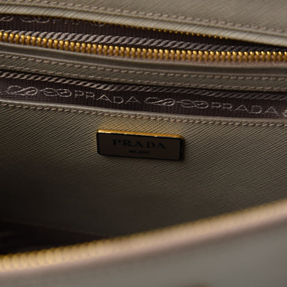 Prada Saffiano Large Galleria Double Zip Tote Argilla 8 of 10