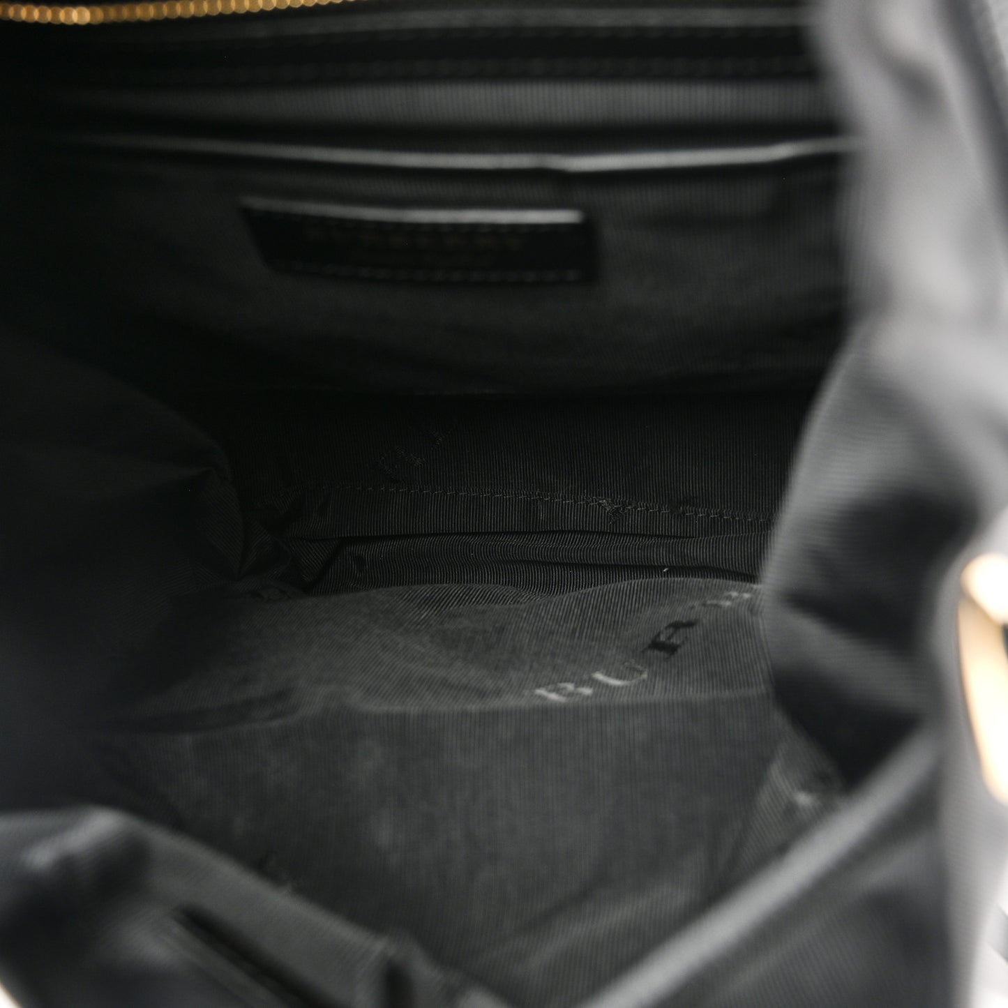Nylon Medium Rucksack Backpack Black