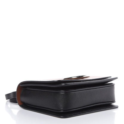 Burberry Calfskin Small D-Ring Bag Tan Black 4 of 13