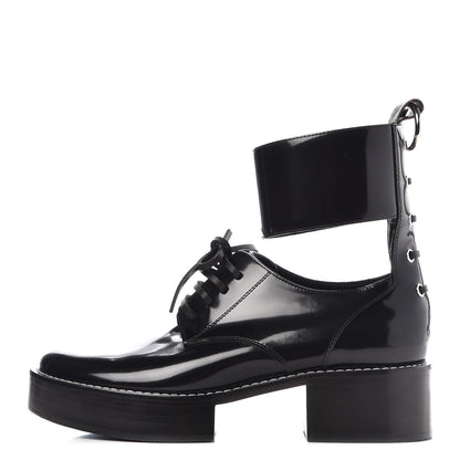 Louis Vuitton Patent Monogram Corcovado Flat Derby 41 Black 1 of 8