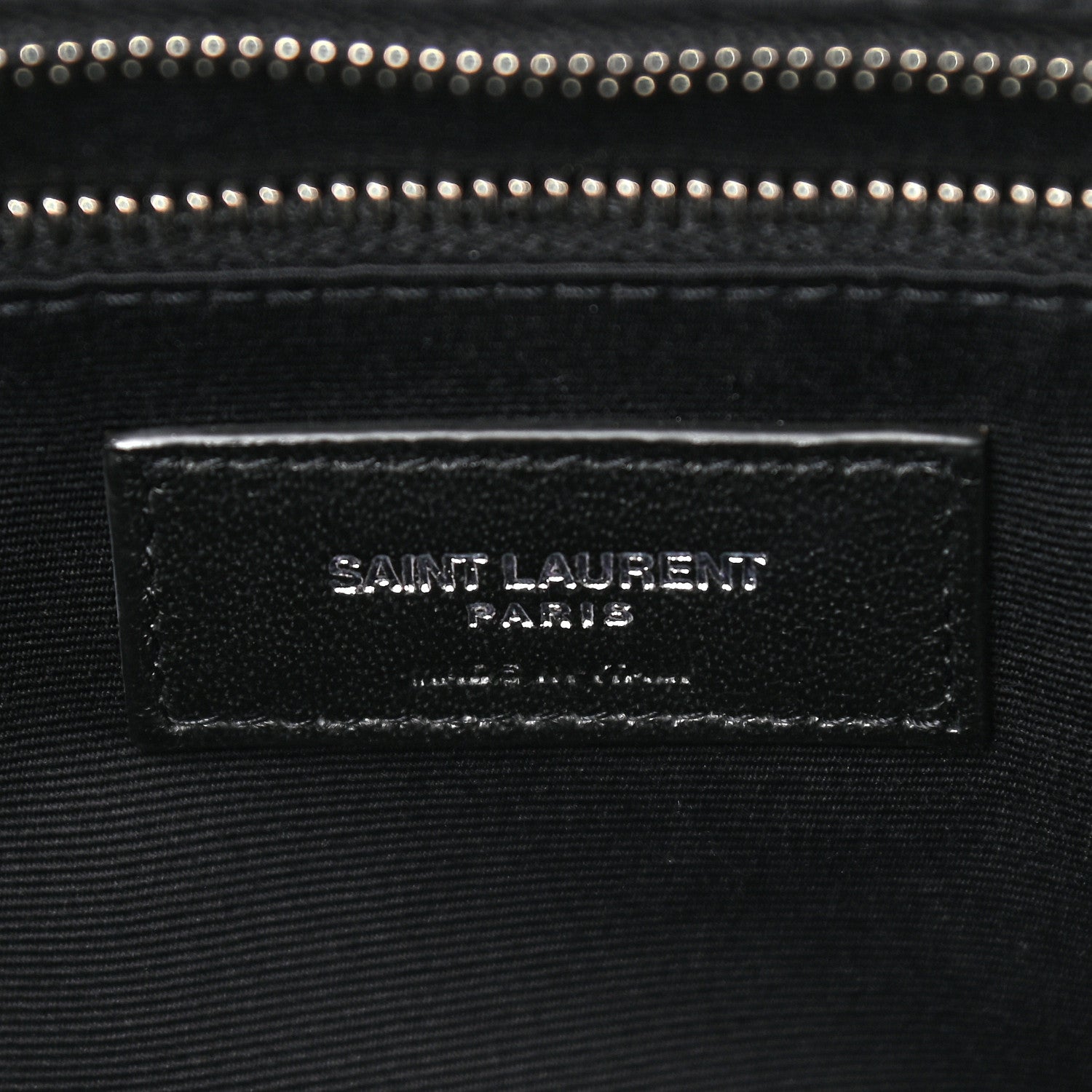 Saint Laurent Calfskin Y Quilted Monogram Large Loulou Shopper Black 6 of 9
