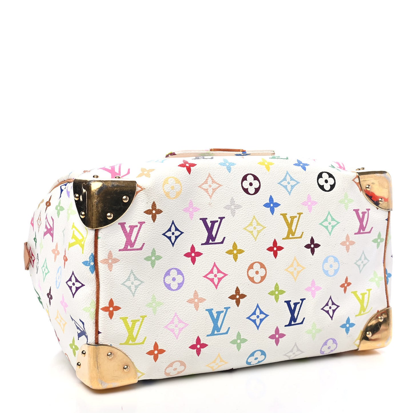 Monogram Multicolor Speedy 30 White