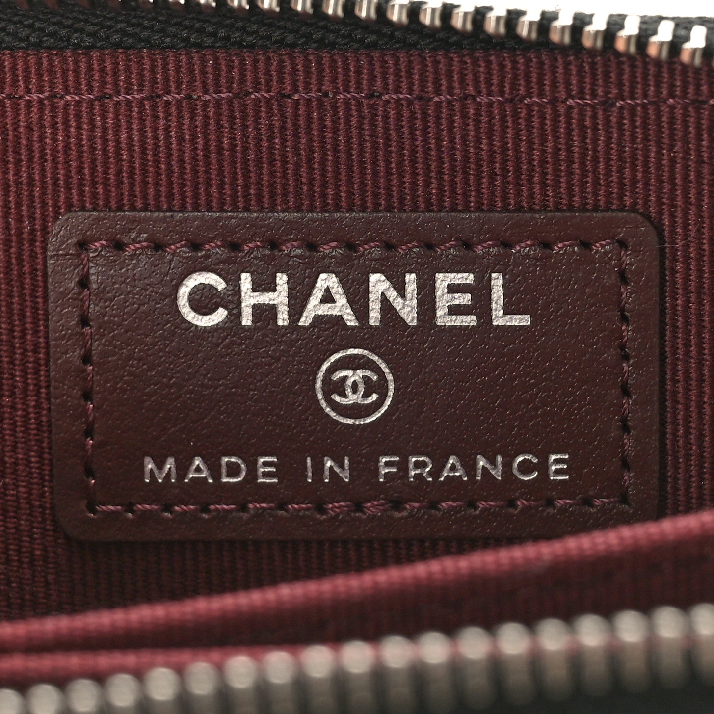 Chanel Caviar Quilted Zip Coin Purse Black 6 of 9