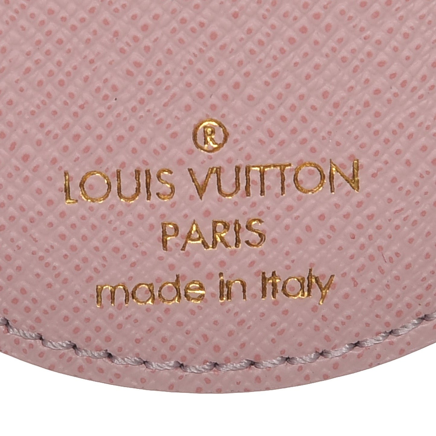 Monogram LV Mirror Key Holder Rose Ballerine