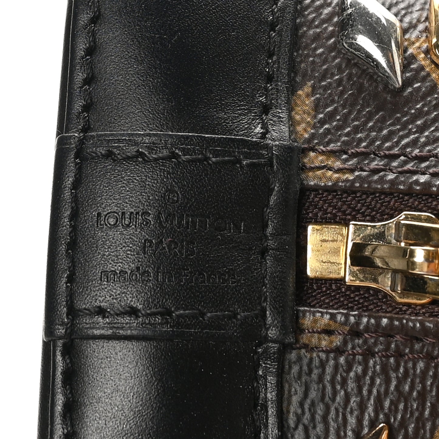 Monogram Macassar Studded Alma BB