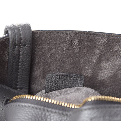 Celine Soft Grained Calfskin Belt Cabas Phantom Medium Grey 9 of 10