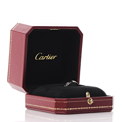 Cartier 18K White Gold Diamond 4mm LOVE Wedding Band Ring 49 5 5 of 5