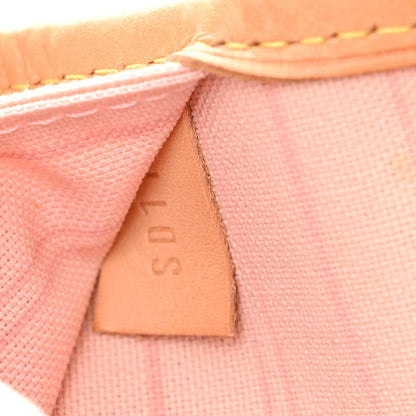 Louis Vuitton Damier Azur Neo Neverfull MM Rose Ballerine 7 of 9