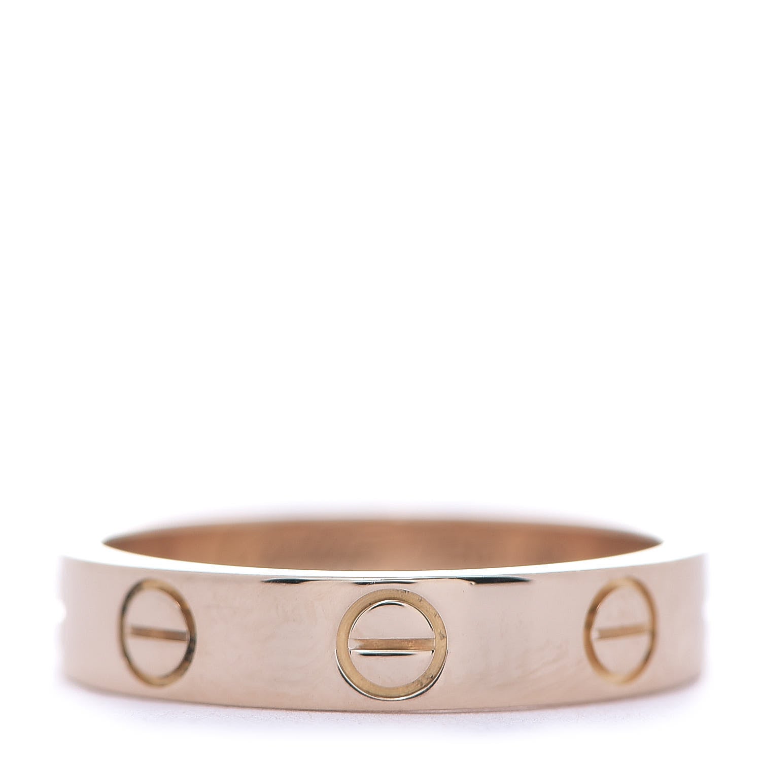 Cartier 18K Pink Gold 3.5mm LOVE Wedding Band Ring 48 4.5 1 of 5