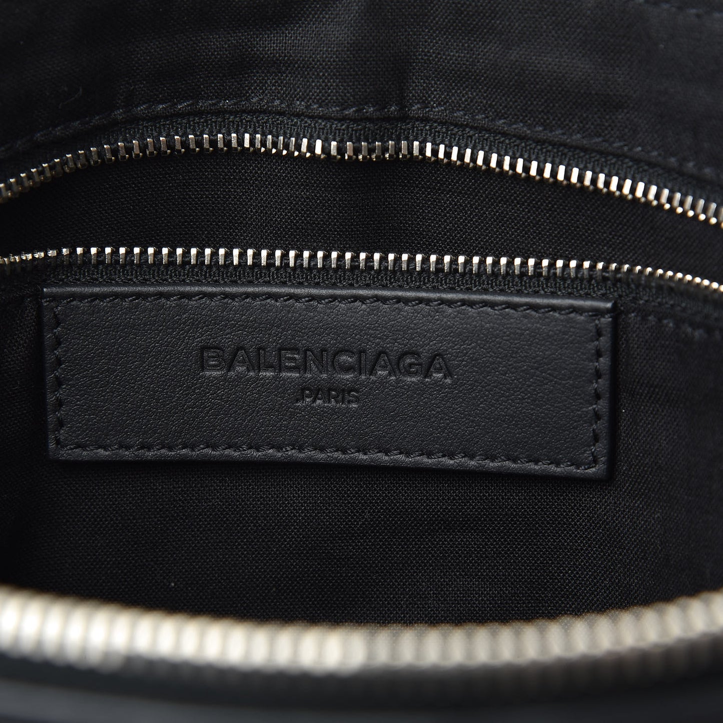 Ostrich Veau Document Case Black