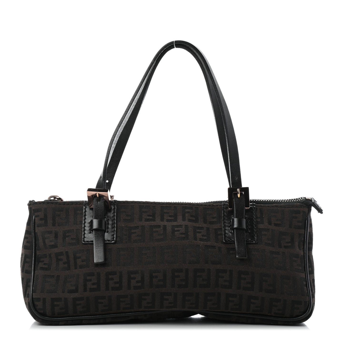 Zucca Buckle Shoulder Bag Tobacco