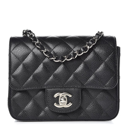 Chanel Caviar Quilted Mini Square Flap Black 1 of 12