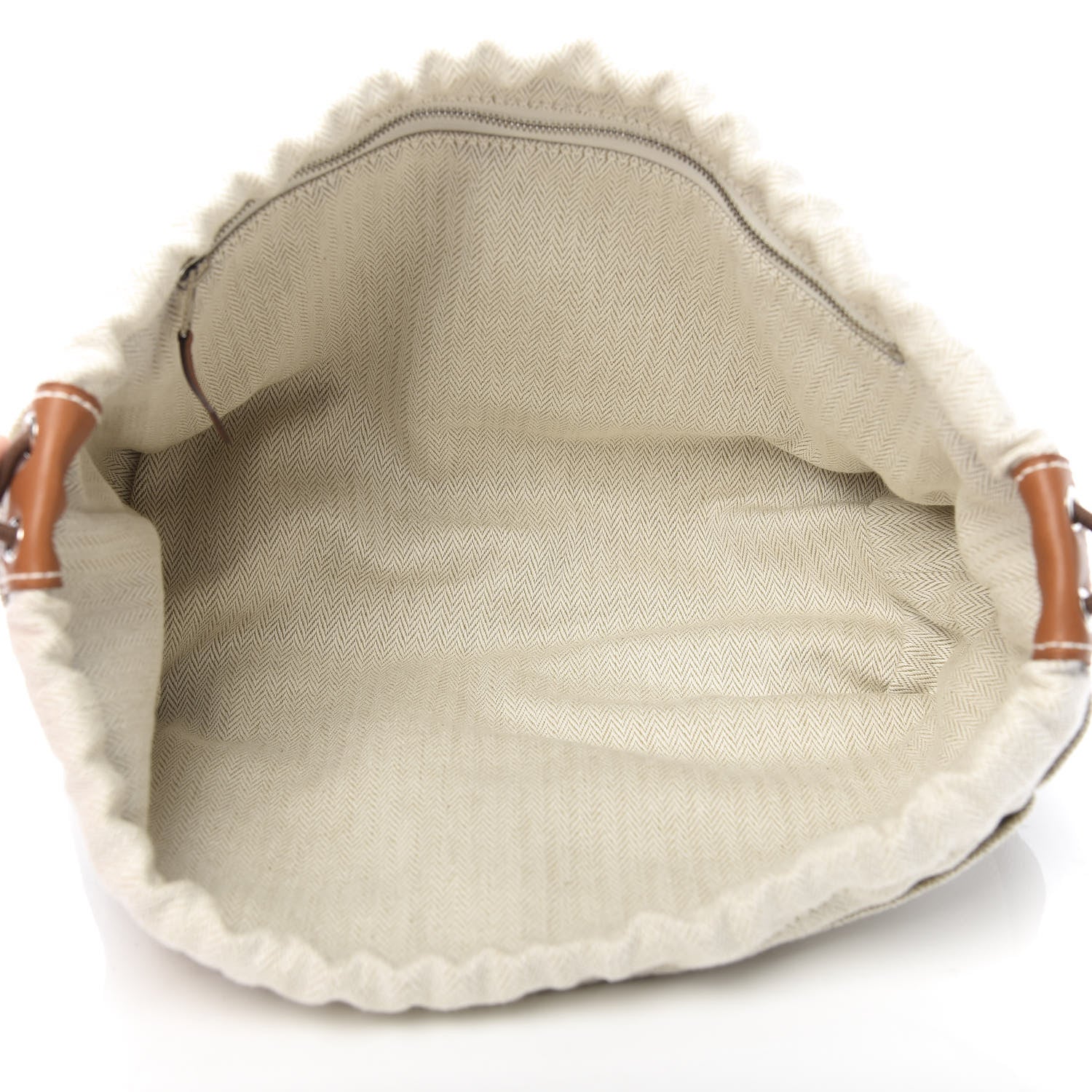 Hermes Canvas Barenia Fourbi 25 MM Pouch Naturel Fauve 5 of 11