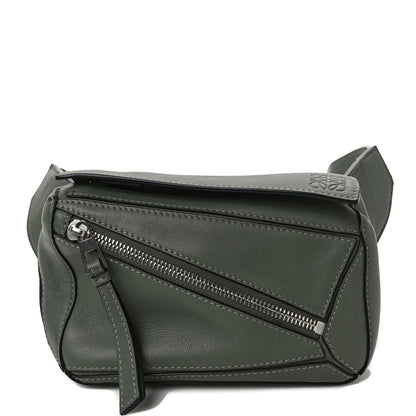 Loewe Calfskin Mini Puzzle Bumbag Dark Sage 1 of 7