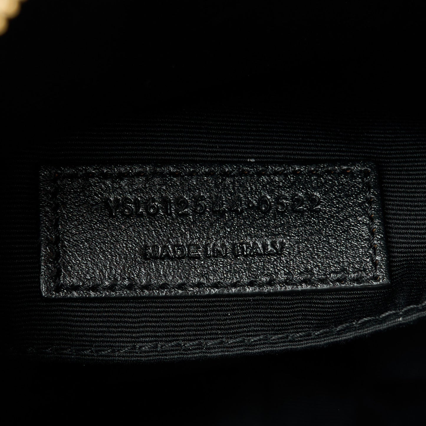 Calfskin Matelasse Monogram Lou Camera Bag Black