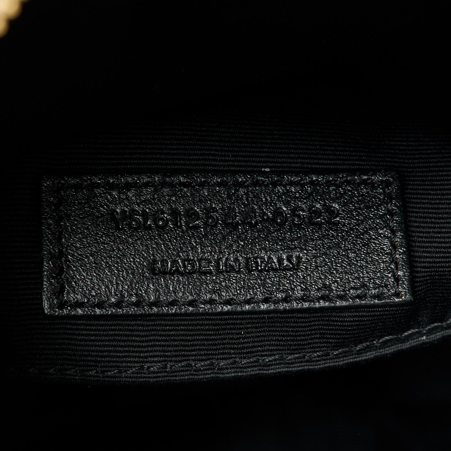 Saint Laurent Calfskin Matelasse Monogram Lou Camera Bag Black 7 of 11