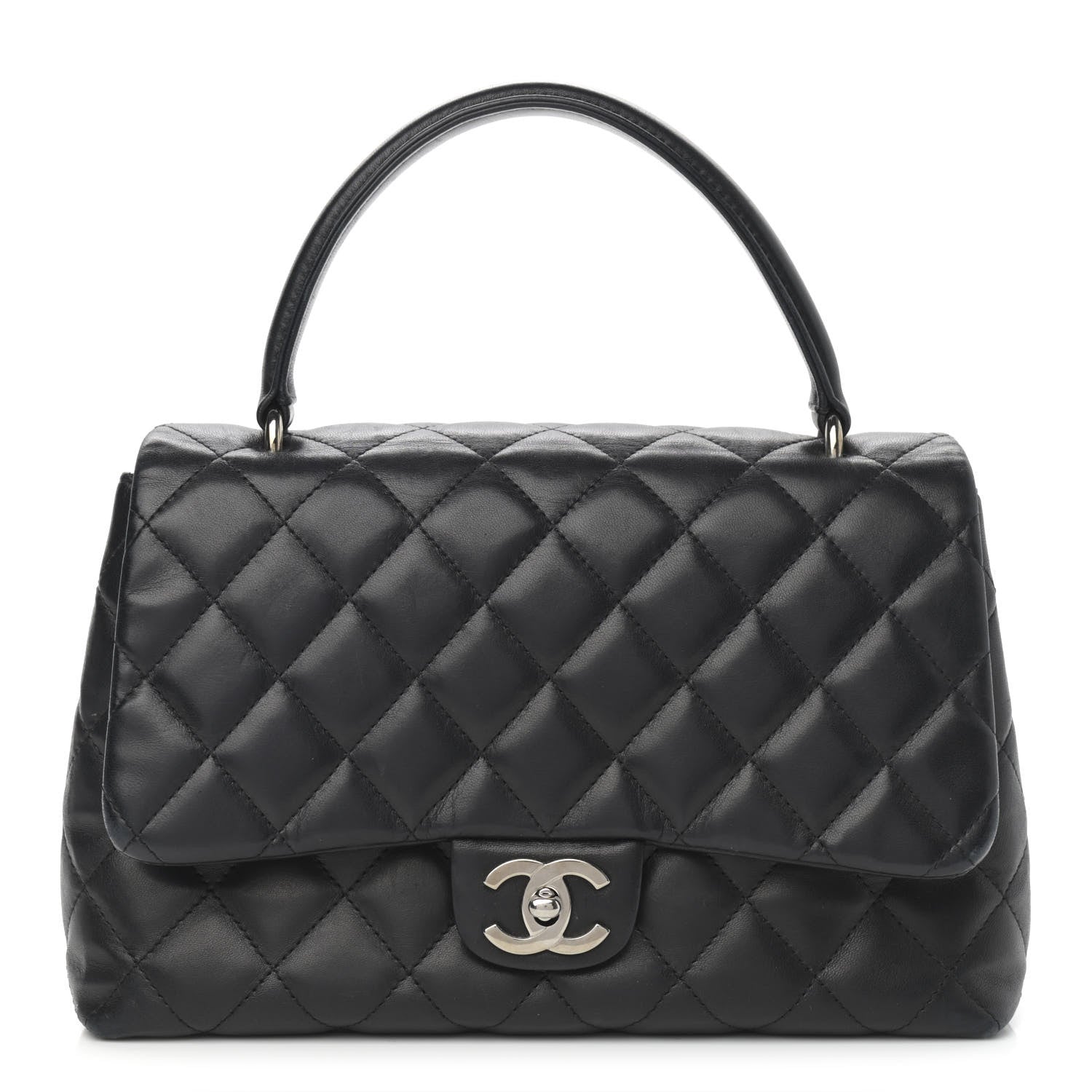 Chanel Lambskin Quilted Medium Kelly Flap Black 1 of 11