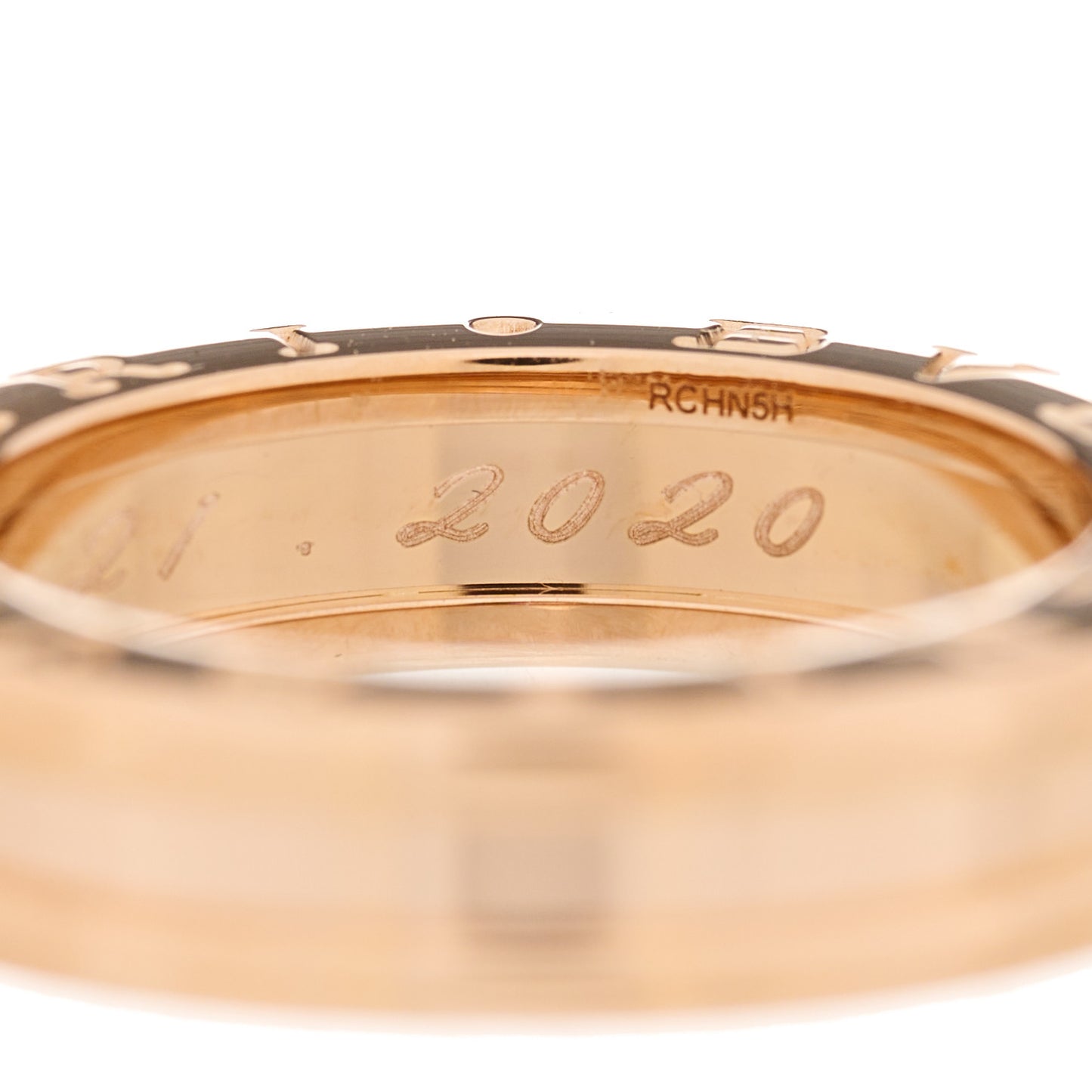 18K Rose Gold B.Zero1 One-Band Ring 50 5.25
