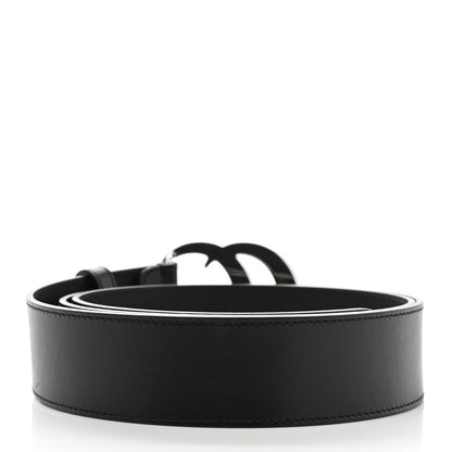 Gucci Plutone Calfskin Palladium Double G 40mm Belt 105 42 Black 2 of 10
