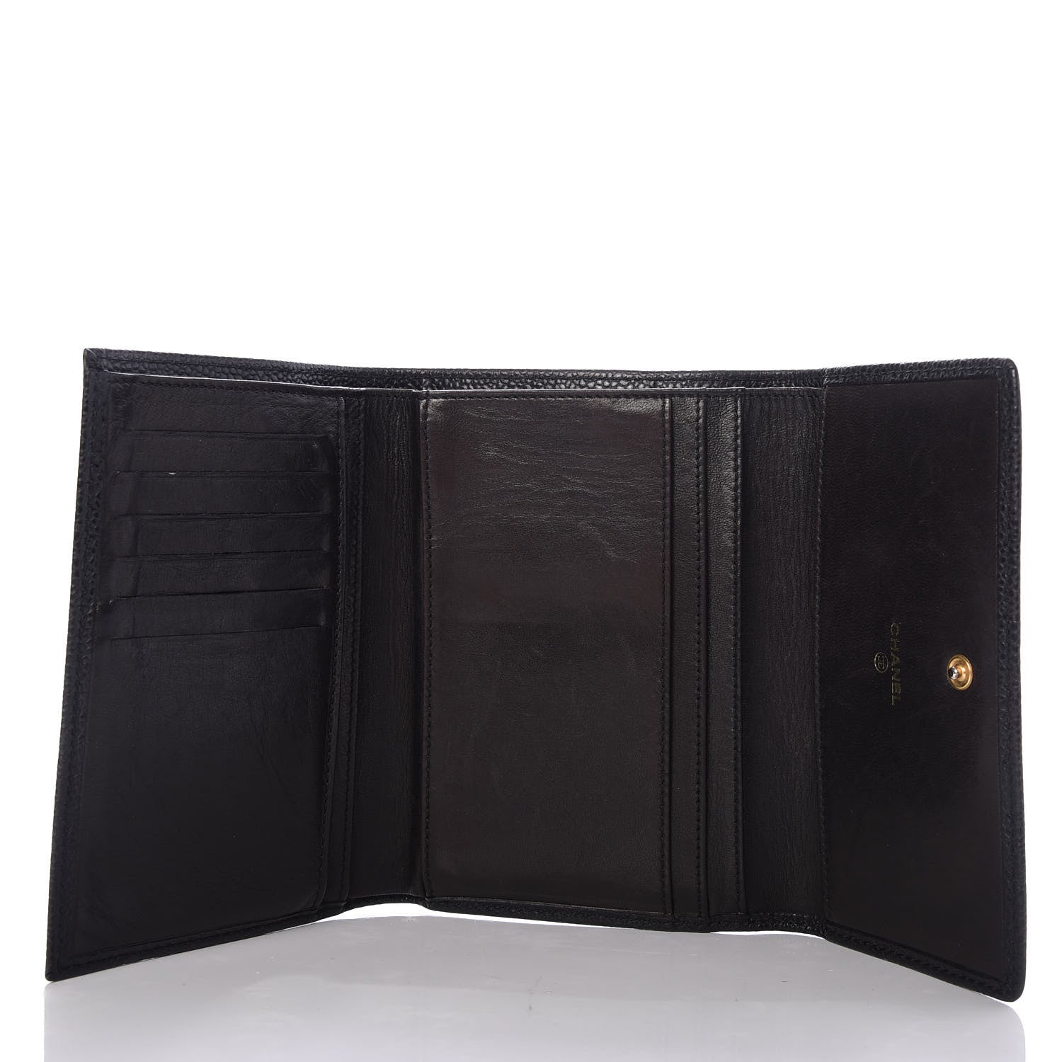 Chanel Caviar Timeless CC Flap Wallet Black 5 of 8