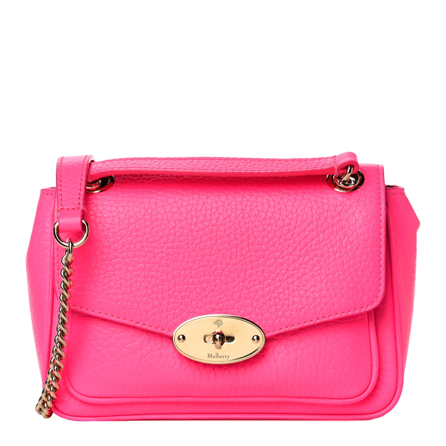 Mulberry Heavy Grained Calfskin Mini Darley Satchel Pink 1 of 10