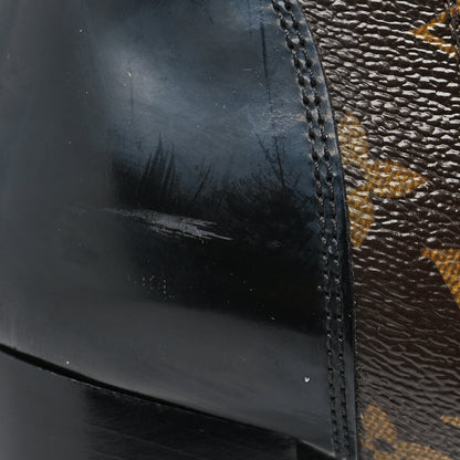 Louis Vuitton Patent Calfskin Monogram Star Trail Ankle Boots 40 Black 7 of 7