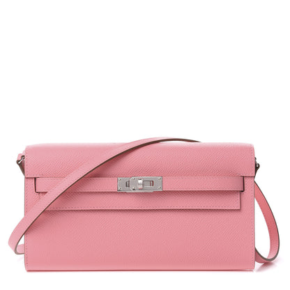 Hermes Epsom Kelly Wallet To Go Rose Confetti 1 of 8